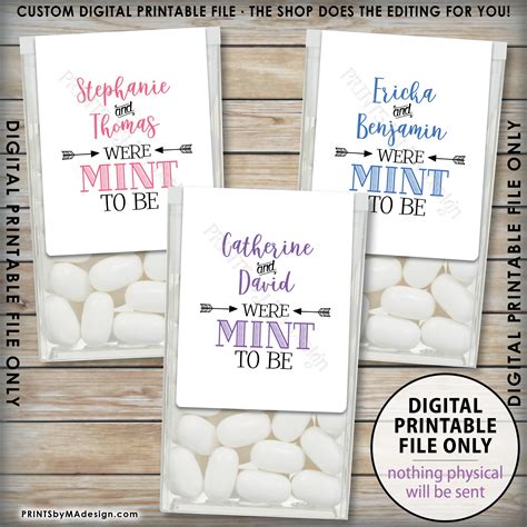 Free Printable Tic Tac Mint To Be Labels